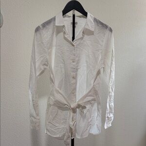 J. Crew Woman’s White Button-Up Shirt